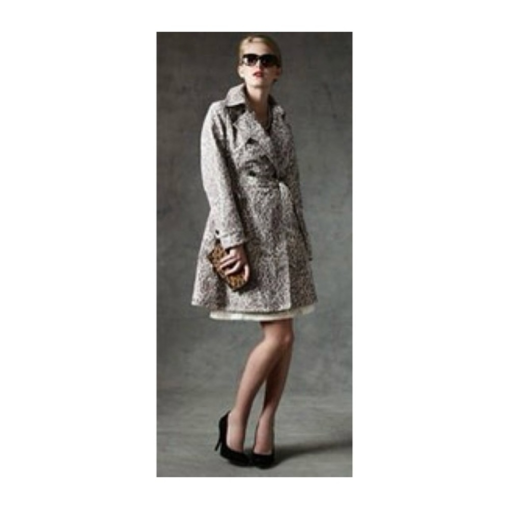 Banana Republic Madmen Leopard Trench